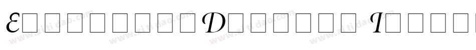 EsplanadeDisplay Italic字体转换
